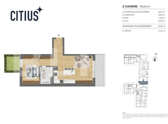 Apartament de vânzare 2 camere Dambul Rotund - 209638AV | BLITZ Cluj-Napoca | Poza4