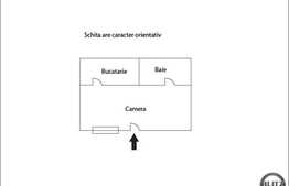 De vanzare 1 camera, 25 mp utili, zona Spitalul Stanca. Boxa si loc de parcare!
