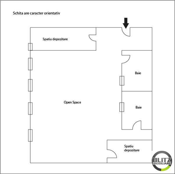 Spațiu birouri de închiriat Iris - 21126SIB | BLITZ Cluj-Napoca | Poza1