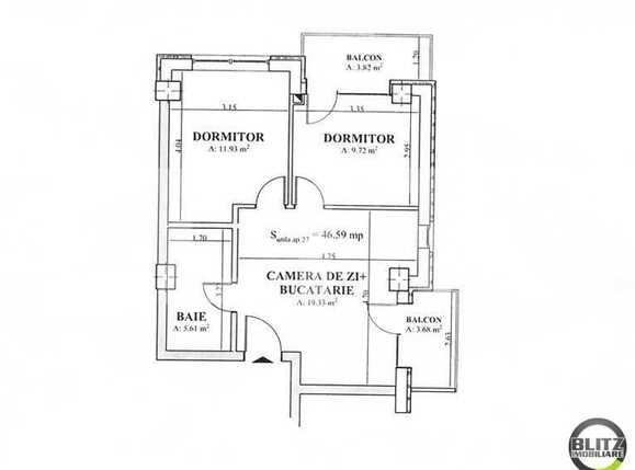 Apartament de vânzare 2 camere Manastur - 2116AV | BLITZ Cluj-Napoca | Poza5