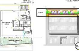 Cladire de birouri 650 mp, D+P+3E, acces din strada, parter pretabil comercial