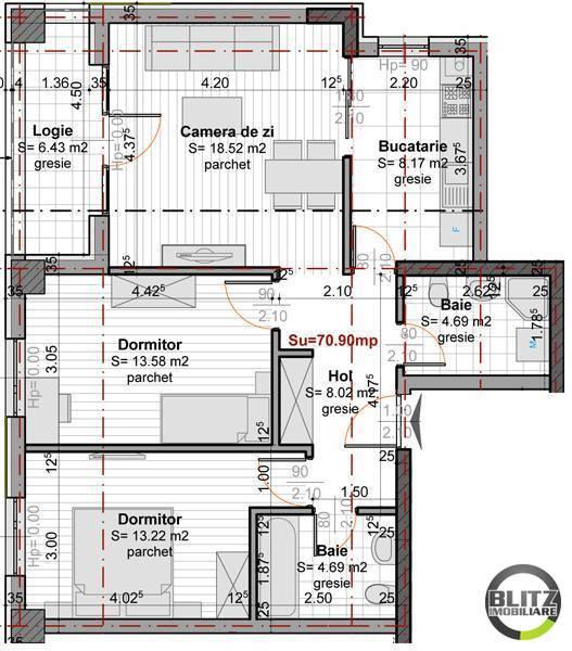 Apartament de vânzare 3 camere Gheorgheni - 213AV | BLITZ Cluj-Napoca | Poza1