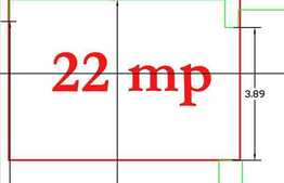 De inchiriat spatiu comercial, 22 mp,  zona intens circulata