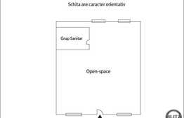 Spatiu comercial cu 80 mp, semifinisat, imobil nou, zona Profi