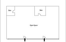 Spatiu 112 mp in zona Fabricii cu 12 ml de vitrina