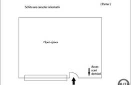 Un spatiu polivalent cu 155 mp utili, dispus de 2 nivele