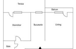 Vanzare 2 camere, 57 mp cu 22 mp de terasa, in zona Polus