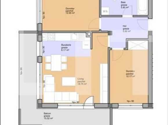 Apartament de vânzare 3 camere Floreşti - 2164AV | BLITZ Cluj-Napoca | Poza3