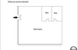 Spatiu polivalent 108 mp plus terasa 100 mp, zona studenteasca