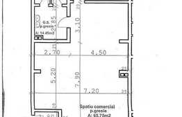 Spatiu comercial de vanzare, 93 mp, vizibilitate maxima