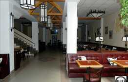 Cladire 1200 mp utili, P+1E+M, pentru restaurant, pensiune, institutie bancara