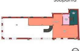 Inchiriere spatiu ultracentral 700 mp, D+Sp+P+E, imobil nou, cu 2 terase