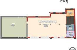 Inchiriere spatiu ultracentral 700 mp, D+Sp+P+E, imobil nou, cu 2 terase