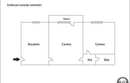 Vanzare apartament 2 camere, 48 mp utili, zona Hateg, cu 2 boxe la subsol