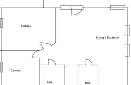 Finisat nou, 3 camere, 120 mp utili , cu terasa, pret avantajos