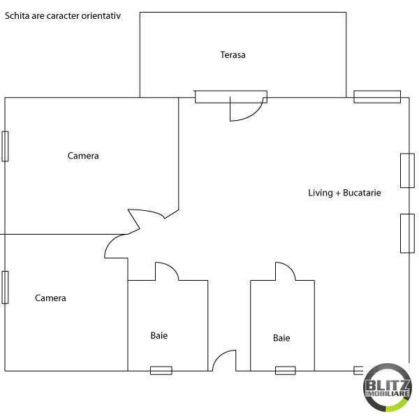 Apartament de vânzare 3 camere Bună Ziua - 2223AV | BLITZ Cluj-Napoca | Poza1