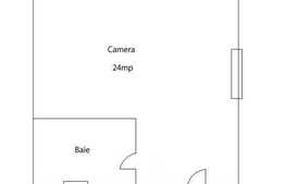 2 camere de vanzare, 43 mp, zona Avram Iancu