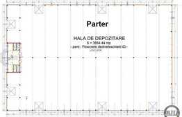 Hala de inchiriat 3900 mp, teren 1000 mp, acces tir, 30 locuri de parcare!