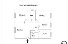 3 camere, decomandate, in zona strazii Nicolae Titulescu