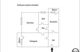 Apartament 2 camere decomandate, 51 mp utili, 2 balcoane, zona strazii Alverna!