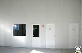 Hala 550 mp cu: centrala termica, sape elicopterizate si usi automatizate.