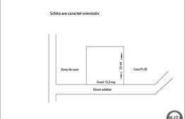Zona de top! Teren de vanzare, 510 mp cu front de 15.30