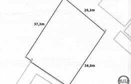 Teren 1000 mp, front 34 ml, pretabil constructie duplex, zona LIU