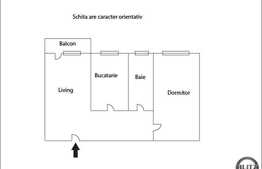 Apartament cu 2 camere, 54 mp utili, situat in imobil nou