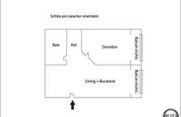 Apartament cu 2 camere la stadiul de semifinisat,  cu 67 mp utili