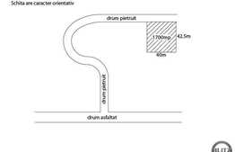 De vanzare 1700 mp teren de cabana, la 30 km de Cluj, zona Somesul Rece