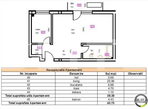 Garsonieră de vânzare Floreşti - 2276AV | BLITZ Cluj-Napoca | Poza4
