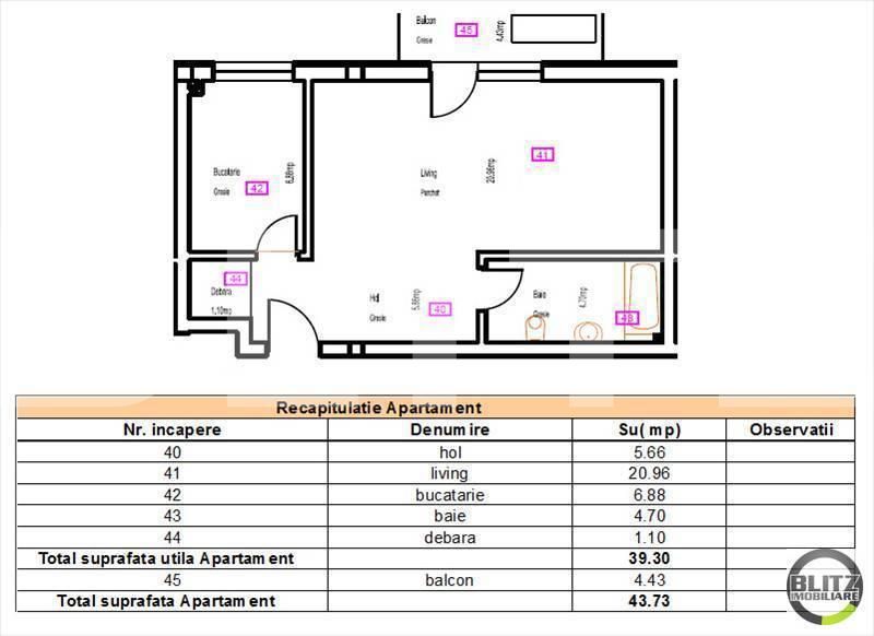 Garsonieră de vânzare Floreşti - 2276AV | BLITZ Cluj-Napoca | Poza4