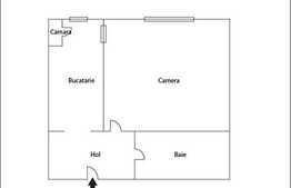 De vanzare 1 camera, decomandat, zona Expo Transilvania
