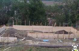 Vanzare teren 630 mp, cu front 19 ml, constructie inceputa P+E, 138 mp utili