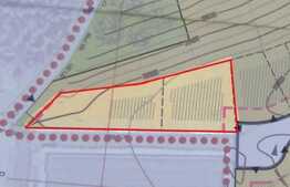 Vanzare teren, suprafata de 1353 mp, front la 2 strazi, POT 35%, CUT 0,9