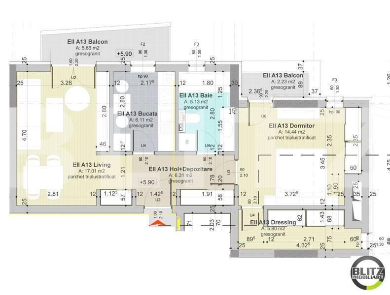 Apartament de vânzare 2 camere Marasti - 2318AV | BLITZ Cluj-Napoca | Poza5