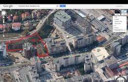 Teren cu front la strada Dorobantilor.  2896 mp !