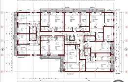 Teren cu proiect pentru 35 apartamente cu 2 camere, spatii birouri, comerciale!