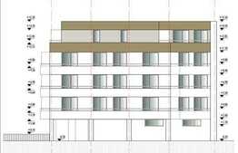 Teren cu proiect pentru 35 apartamente cu 2 camere, spatii birouri, comerciale!