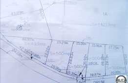 De vanzare teren pretabil pentru o casa individuala, 500 mp cu front de 20 ml