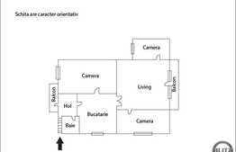 4 camere, 100 mp utili si 70 mp de GRADINA, parcare, boxa, zona Pietei Engels