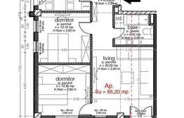 Vanzare apartament 3 camere, 66,20 mp, imobil nou, zona strazii Buna Ziua