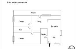 Vanzare apartament 3 camere, 80 mp, terasa, zona strazii Borhanciului