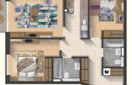 Apartament 3 camere, 84 mp, decomandat, zona Parcului Central