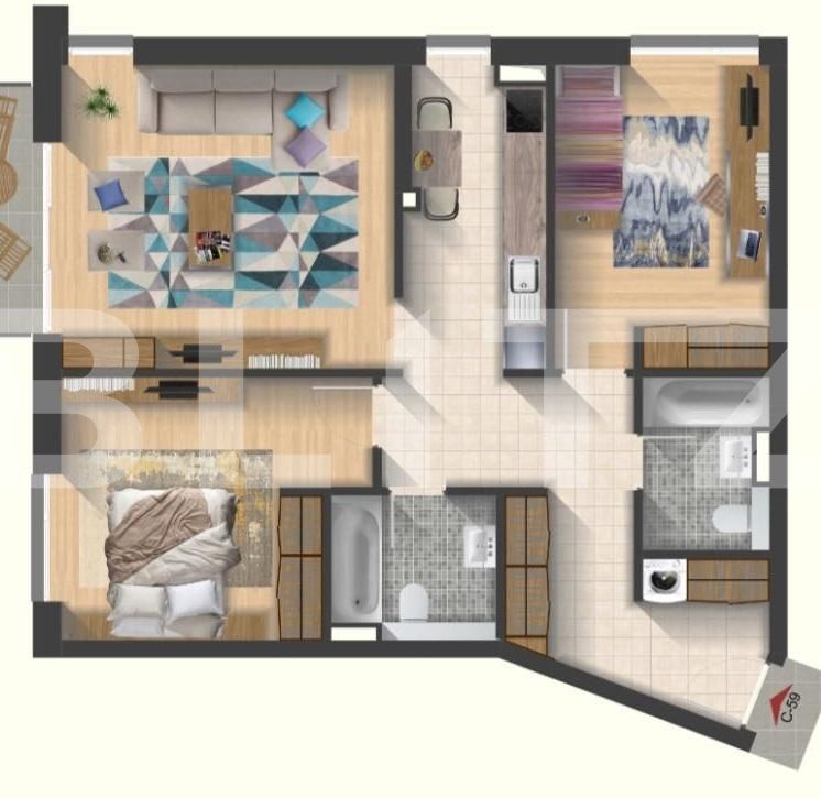 Apartament de vânzare 3 camere Central - 23448AV | BLITZ Cluj-Napoca | Poza6