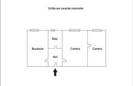 Vanzare apartament 2 camere, 40 mp, loc de parcare, zona centrala