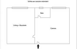 Vanzare apartament 2 camere, 52 mp, zona centrala