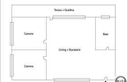 Apartament 3 camere, 71 mp, parcare, terasa, zona strazii Calea Turzii! LA CHEIE
