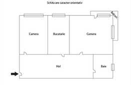 De vanzare apartament cu 2 camere, 58 mp! Zona strazii Eroilor!