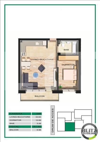 Apartament de vânzare 2 camere Floreşti - 23482AV | BLITZ Cluj-Napoca | Poza4